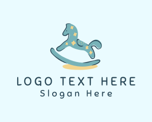 Kid - Preschool Horse Ride logo design