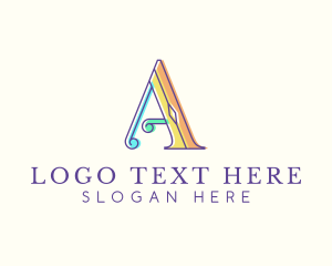 Studio - Professional Company Letter A logo design