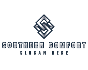 Industrial Company Letter S logo design