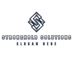 Industrial Company Letter S logo design