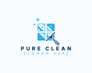 Window Cleaning Tie logo design