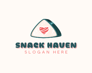 Sushi Snack Food logo design