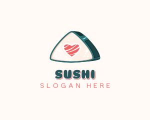 Sushi Snack Food logo design