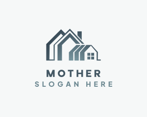 Roofing - Gradient House Roofing logo design