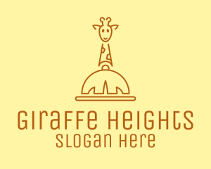 Giraffe - Giraffe Safari Resto logo design