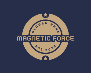 Military Circle Star logo design