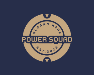 Squad - Military Circle Star logo design