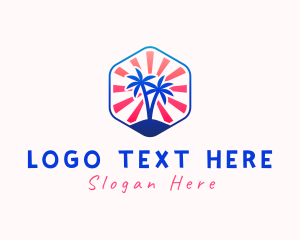 Travel Agency - Island Vacation Getaway logo design
