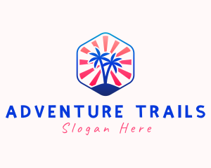 Island Vacation Getaway  logo design