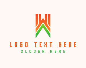 Corporation - Marketing Digital Letter W Business logo design
