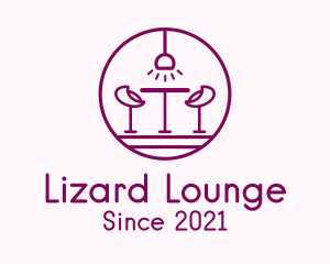 Lounge Bar Outline logo design