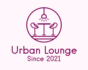 Lounge - Lounge Bar Outline logo design