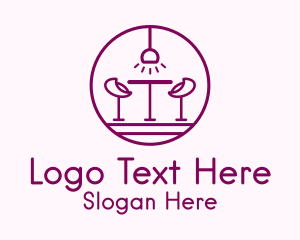 Lounge Bar Outline Logo
