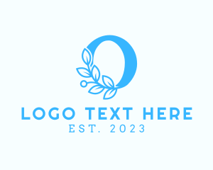 Letter O - Flower Vine Letter O logo design