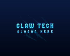 Claw Scratch Mark logo design