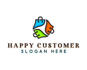Customer - Shopping Bag Retail logo design