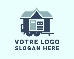 Cabin Trailer House Logo