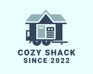 Shack - Cabin Trailer House logo design