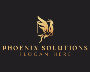 Fire Bird Phoenix logo design