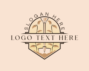 Landscape - Shovel Gardening Landscaping logo design