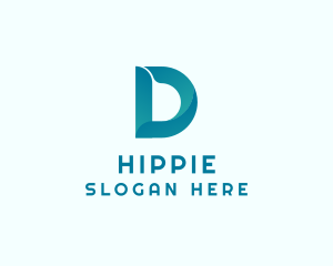 Digital Letter D Logo