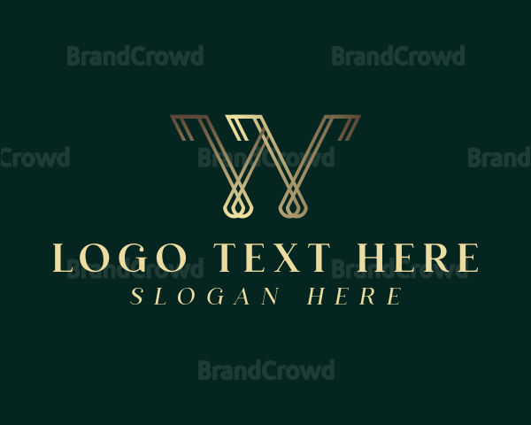 Classy Tailoring Letter W Logo