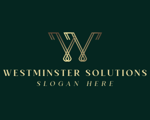 Classy Tailoring Letter W logo design