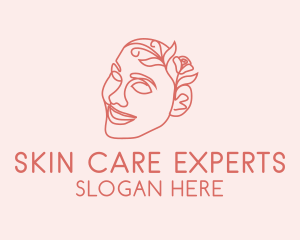 Organic Cosmetics Skin Care  logo design