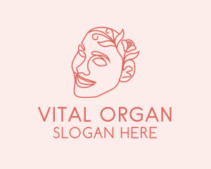 Organic Cosmetics Skin Care  logo design