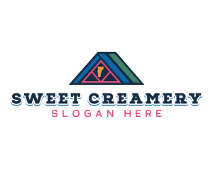 Vermont Ice Cream House logo design