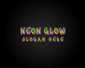 Neon - Colorful Neon Graffiti logo design