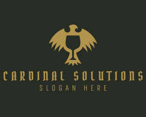 Cardinal - Medieval Eagle Goblet logo design