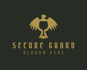 Bird - Medieval Eagle Goblet logo design