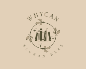 Learning - Mystical Wreath Book logo design
