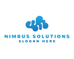 Nimbus - Cloud Musical Note logo design