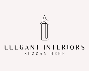 Candle Light Sparkle logo design