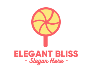 Camera Lens - Sweet Lollipop Candy logo design