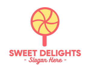 Sweet Lollipop Candy logo design