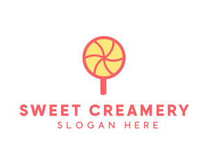 Sweet Lollipop Candy logo design