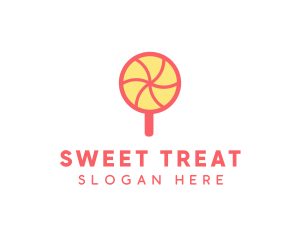 Sweet Lollipop Candy logo design