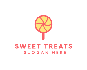 Sweet Lollipop Candy logo design