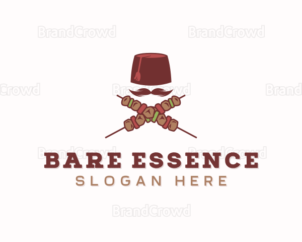 Kebab Mustache Skewers Logo