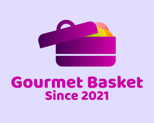 Hamper - Packed Food Box logo design