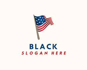 American Political Flag Logo