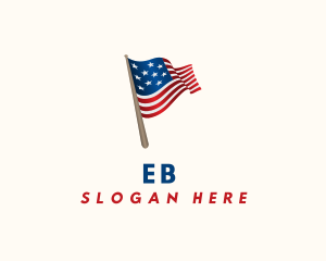 United States - American Political Flag logo design