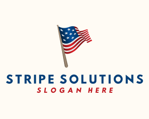 American Political Flag logo design