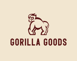 Gorilla Monkey Zoo  logo design