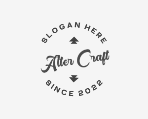 Cursive Business Craft logo design