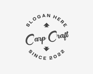 Cursive Business Craft logo design