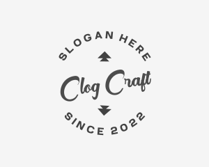 Cursive Business Craft logo design